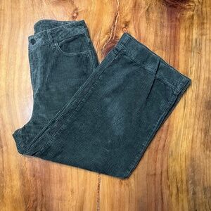 WRAP London Heavy Cord Linen Wide High Waist Trouser Pants UK 10 US 6 C4-9